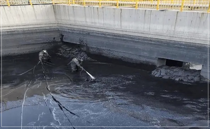 万江街道污水池抽污案例